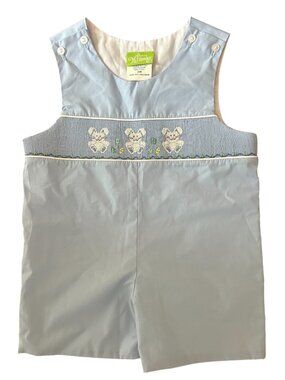 Classic Whimsy Boutique Smocked Easter Bunny Jon Jon Size 24 months Toddler Boy